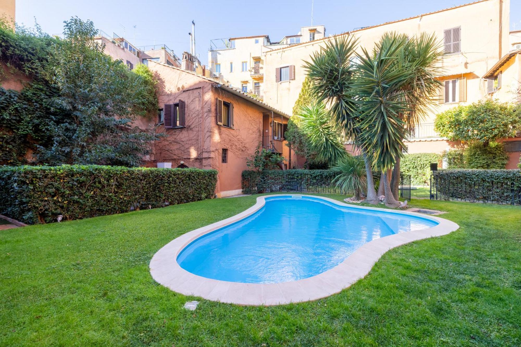 Eos Retreat In Trastevere With Pool Appartamento Roma